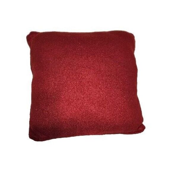 Vintage Quilted Snowman Throw Pillow Crochet Outfit Christmas Decor Let It Snow - Picture 2 of 13